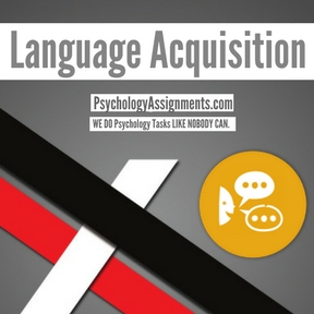 Language Acquisition Assignment Help